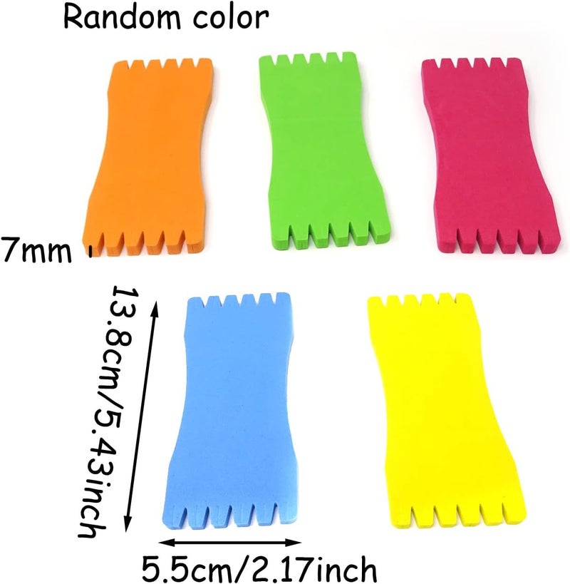 HONBAY 10PCS Fishing Line Foam Board, Fishing Line Foam Spool, Fishing Winding Board for Fishing Leader Line, Snelled Hooks & Rigs - Image 2